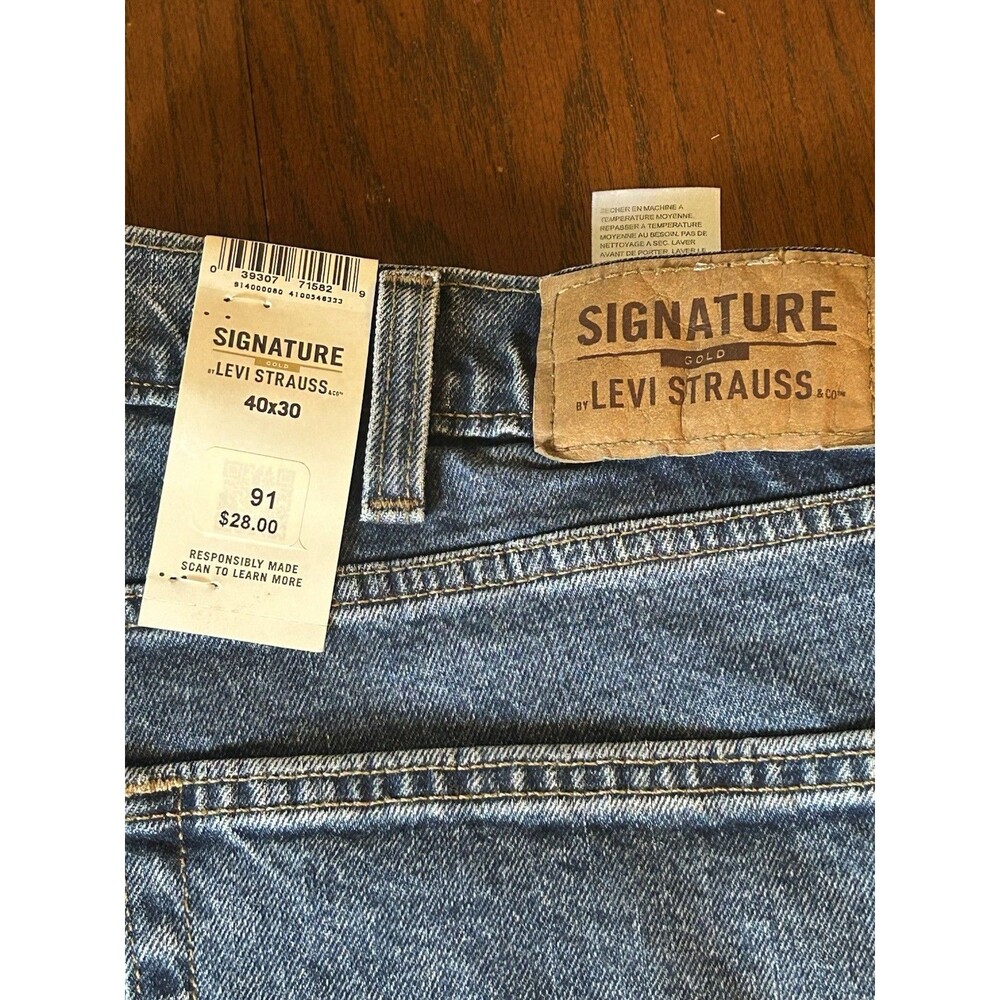 Signature Levi Strauss And Co. Regular 40×30 Jeans Nwt #110782 NW   T